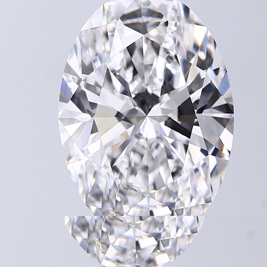 7.02 ct. oval Lab Grown Diamond front image