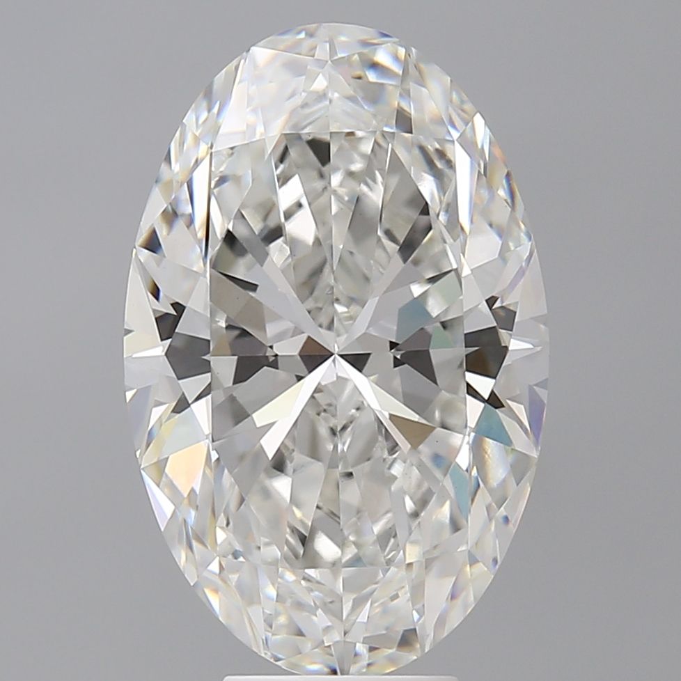 7.60 ct. oval Lab Grown Diamond front image