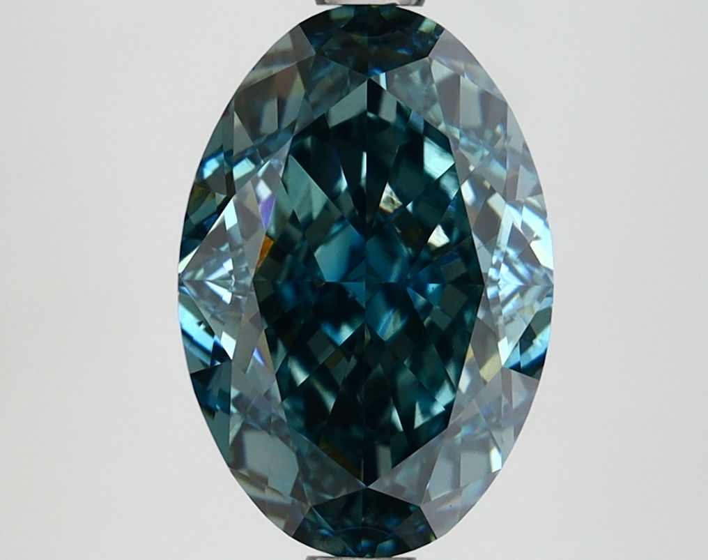 3.02 ct. oval Lab Grown Diamond front image