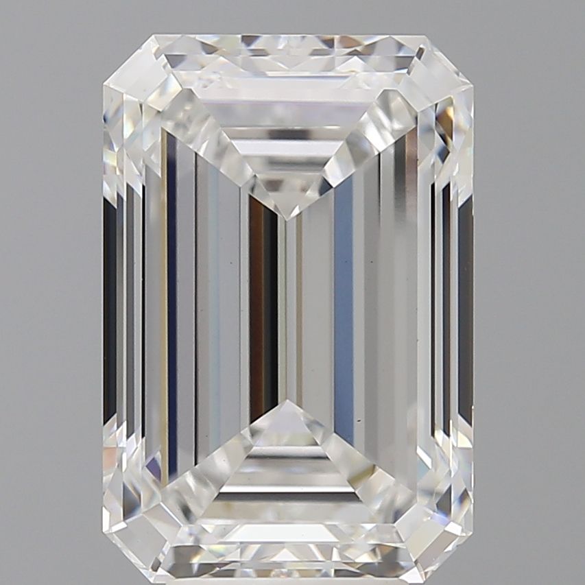 7.02 ct. emerald Lab Grown Diamond front image