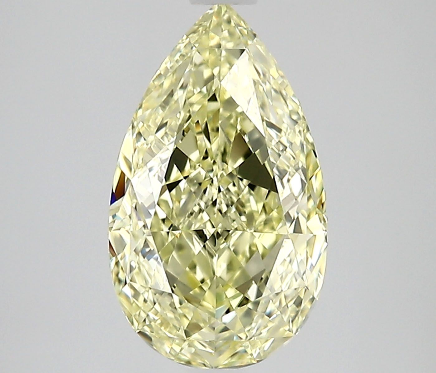 Diament 2.14 ct Fancy Light Yellow/IF