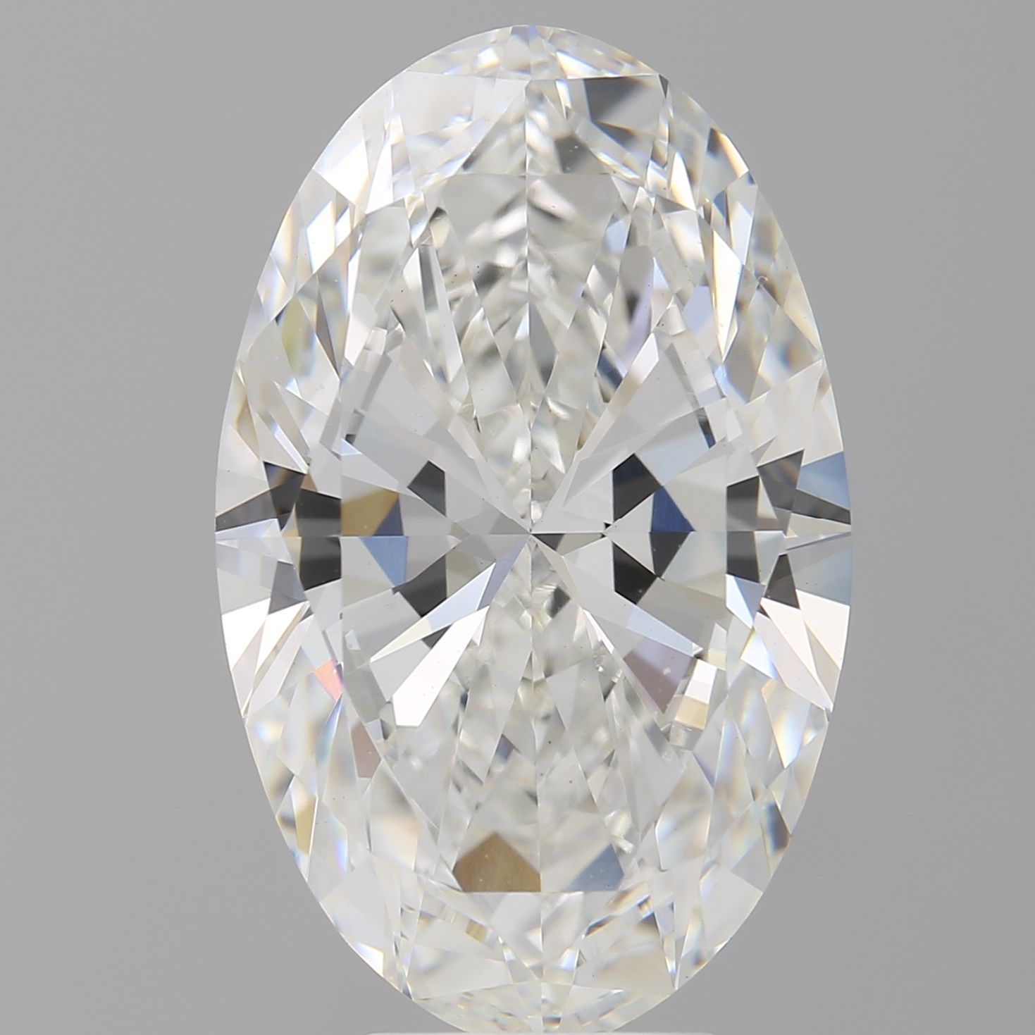 7.08 ct. oval Lab Grown Diamond front image