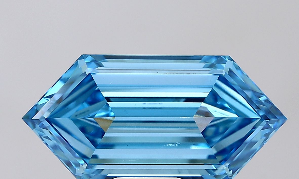 7.54 ct lab-grown Hexagonal Diamond