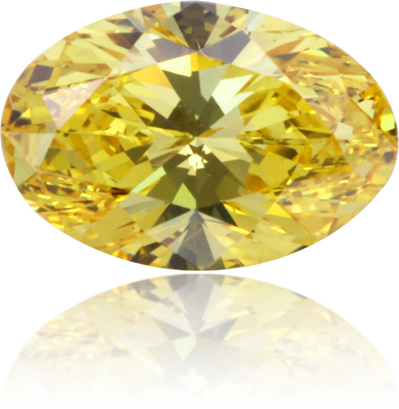 Diament 0.5 ct Fancy Vivid Yellow/VVS2