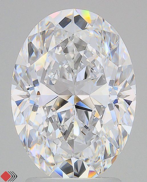 3.30 ct. oval Lab Grown Diamond front image