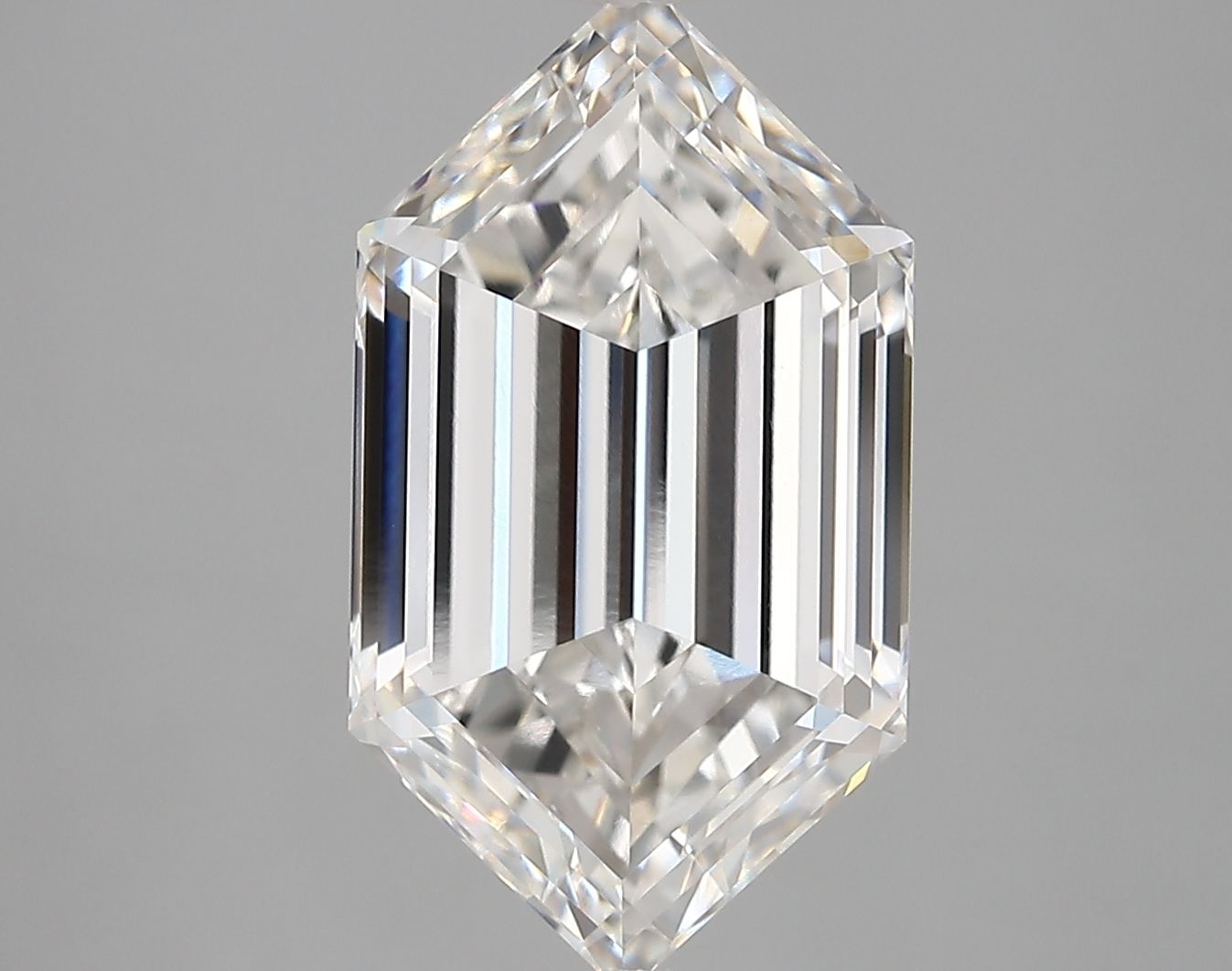 5.57 ct lab-grown Hexagonal Diamond