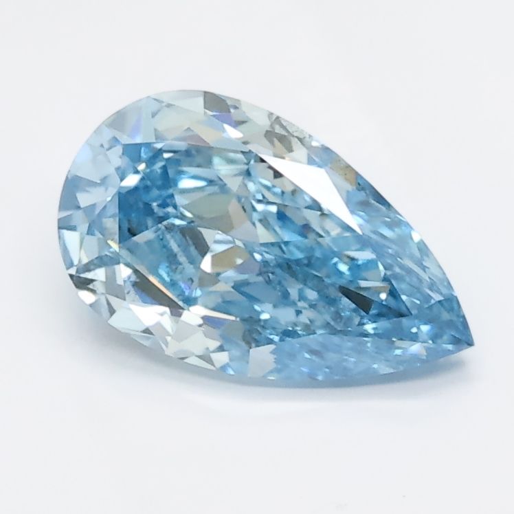 1.06 CT Fancy Vivid Blue PEAR
