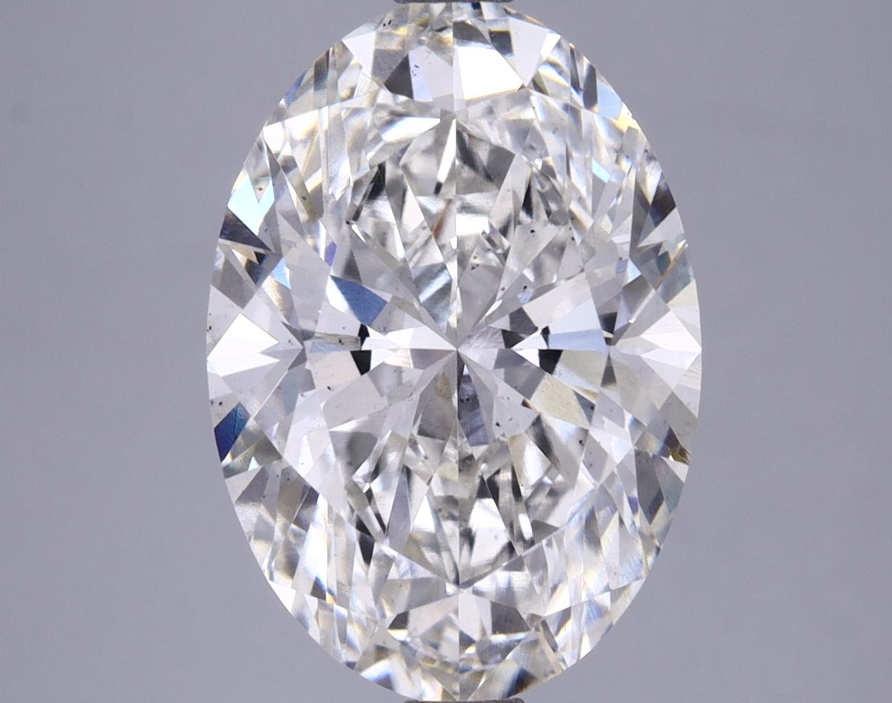 3.74 ct. oval Lab Grown Diamond front image