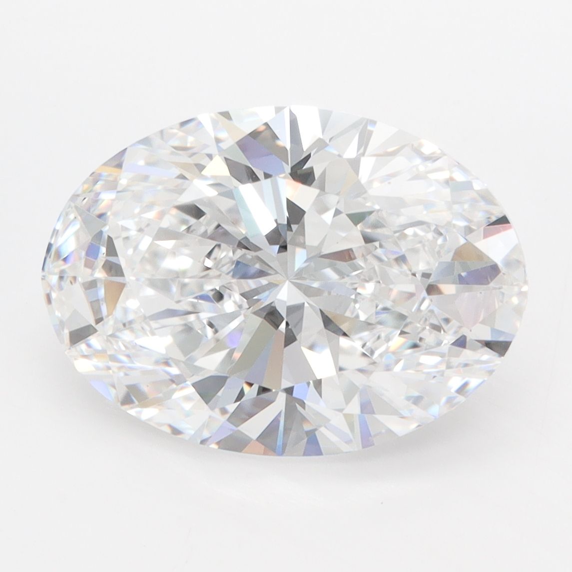 5.02 ct. oval Lab Grown Diamond front image