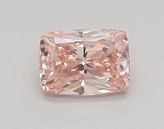 0.43 CT Fancy Vivid Pink CUSHION MODIFIED