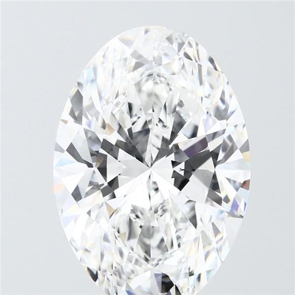 6.08 ct. oval Lab Grown Diamond front image