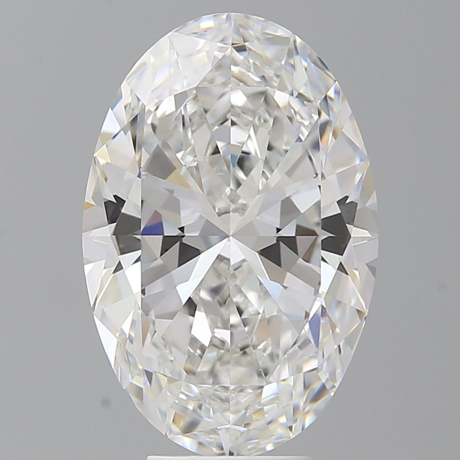 7.09 ct. oval Lab Grown Diamond front image