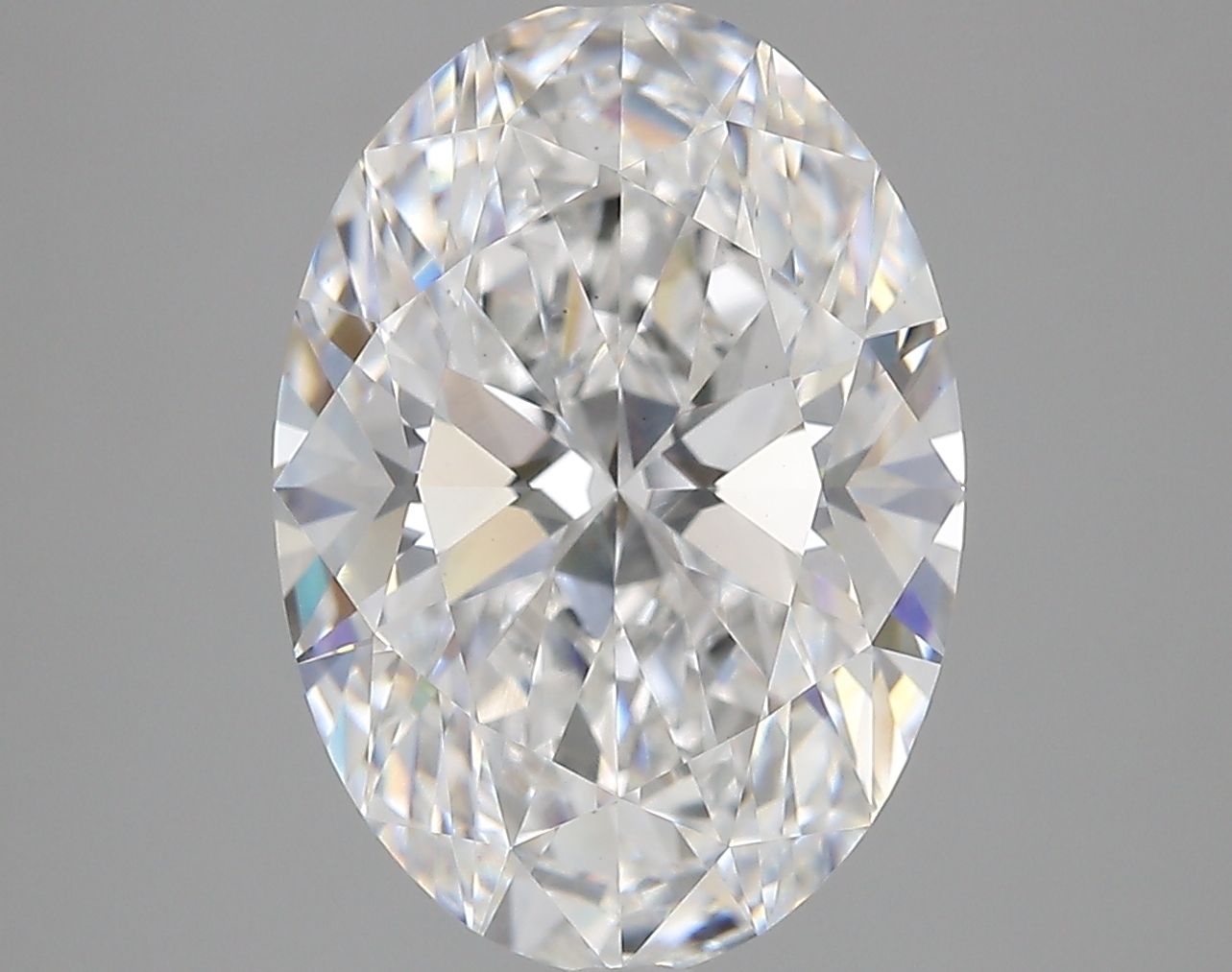 5.09 ct. oval Lab Grown Diamond front image