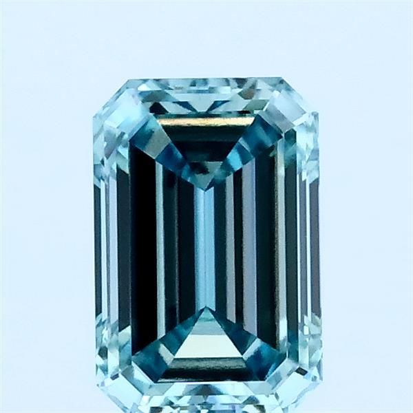 1.01 CT Fancy Intense Blueish Green EMERALD