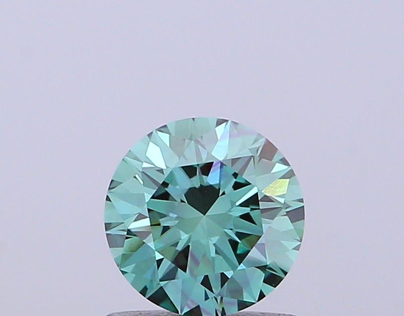 1.0 CT Fancy Vivid Green ROUND
