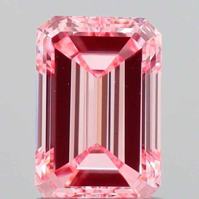 1.5 CT Fancy Vivid Pink EMERALD