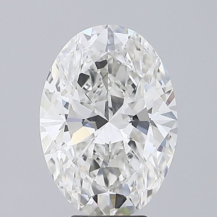 6.58 ct. oval Lab Grown Diamond front image