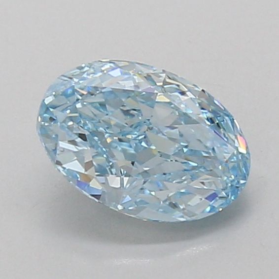 1.11 CT Fancy Vivid Blue OVAL