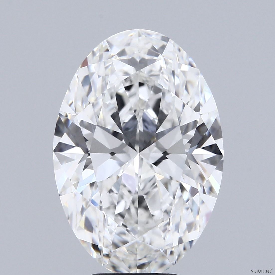 6.08 ct. oval Lab Grown Diamond front image