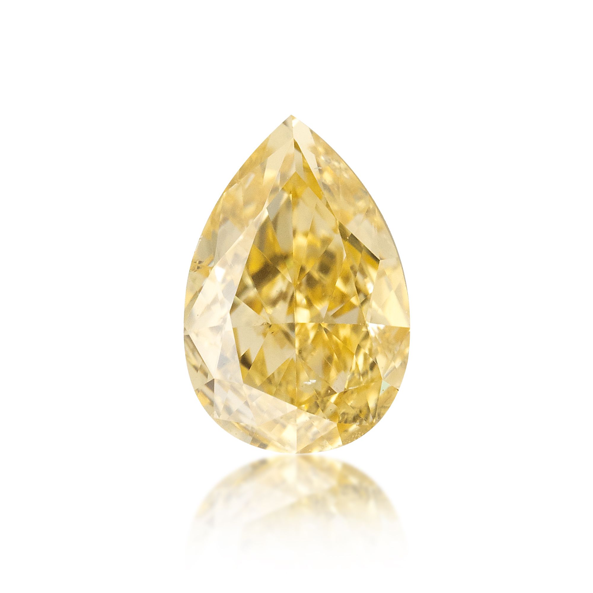 Diament 0.42 ct Fancy Intense Yellow/SI1