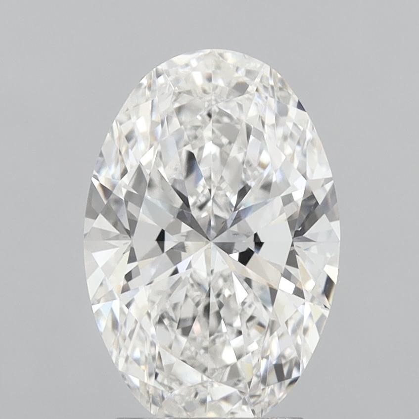 3.02 ct. oval Lab Grown Diamond front image