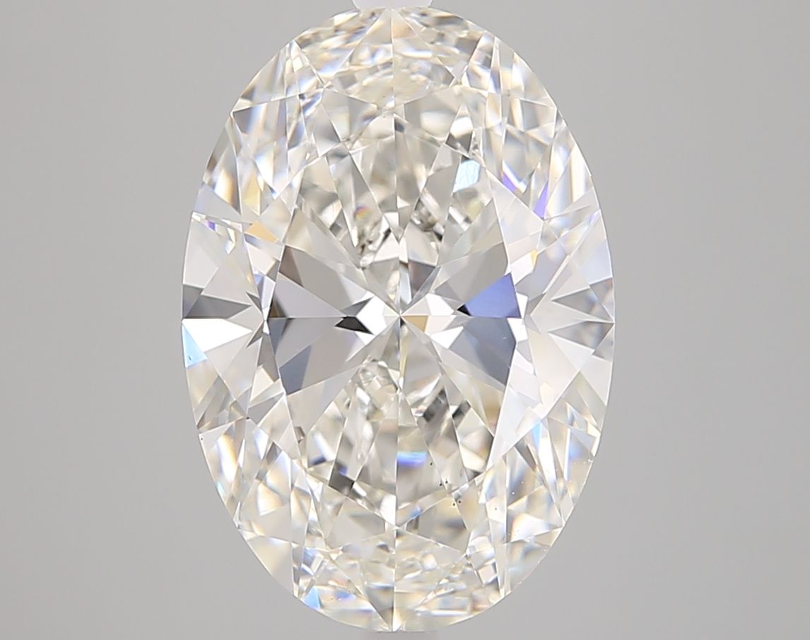 6.09 ct. oval Lab Grown Diamond front image