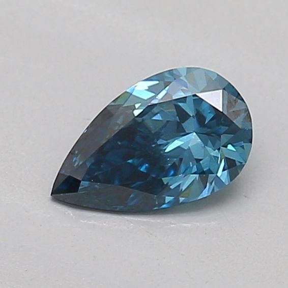 0.23 CT Fancy Vivid Blue PEAR