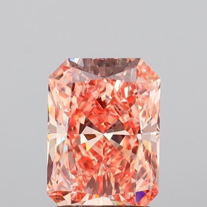1.54 CT Fancy Intense Pink Orange RADIANT