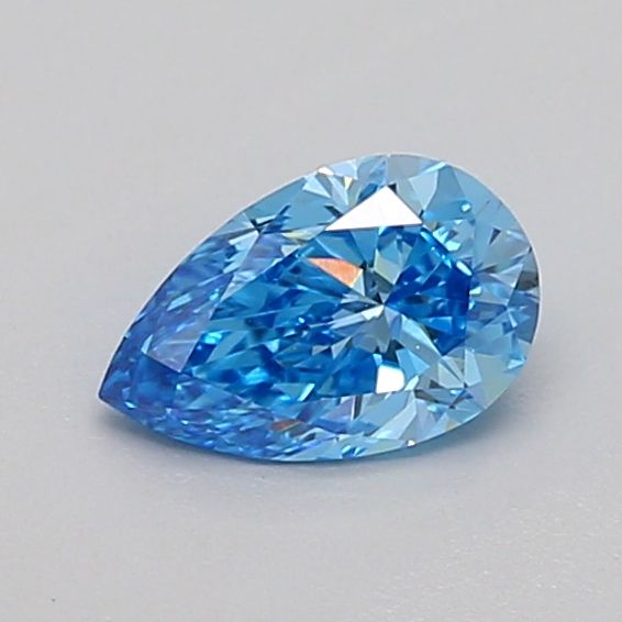 0.5 CT Fancy Vivid Blue PEAR