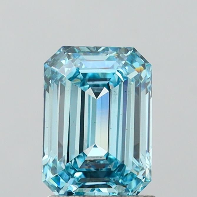 1.85 CT Fancy Vivid Blue EMERALD