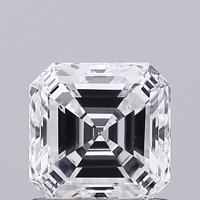 0.92 ct lab-grown Asscher Diamond