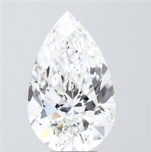 7.01 ct. pear Lab Grown Diamond front image