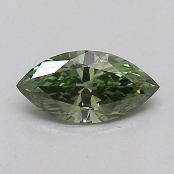 0.2 CT Fancy Vivid Green MARQUISE