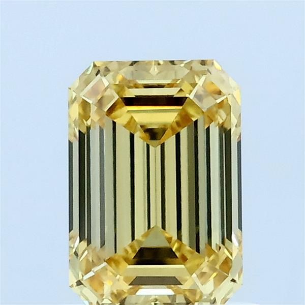 1.08 CT Fancy Intense Yellow EMERALD