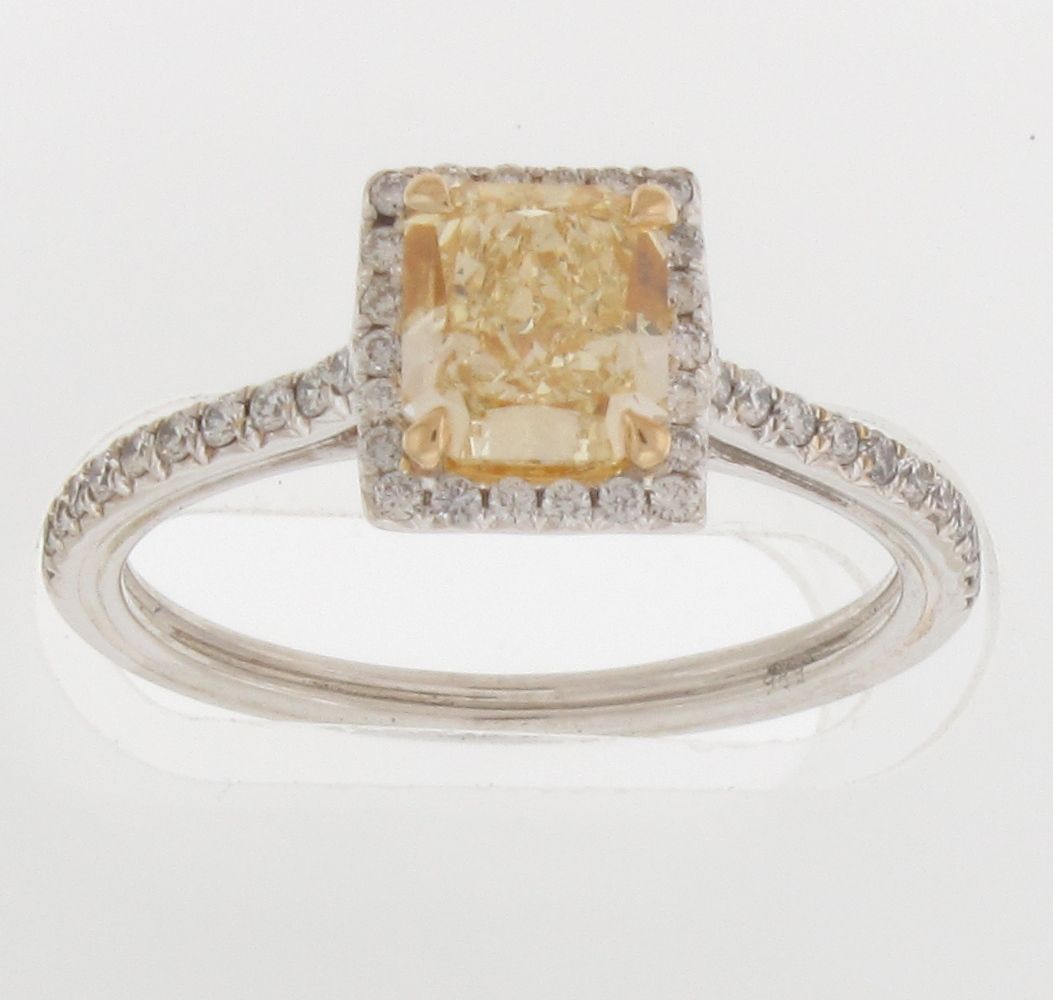 Diament 1.05 ct Fancy Yellow/SI1