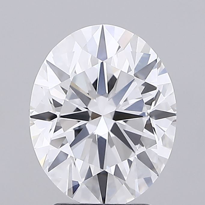 3.87 ct. oval Lab Grown Diamond front image