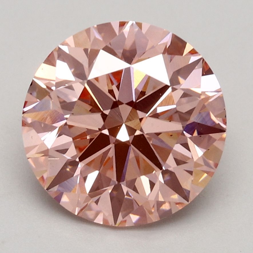 2.54 ct. round Lab Grown Diamond front image