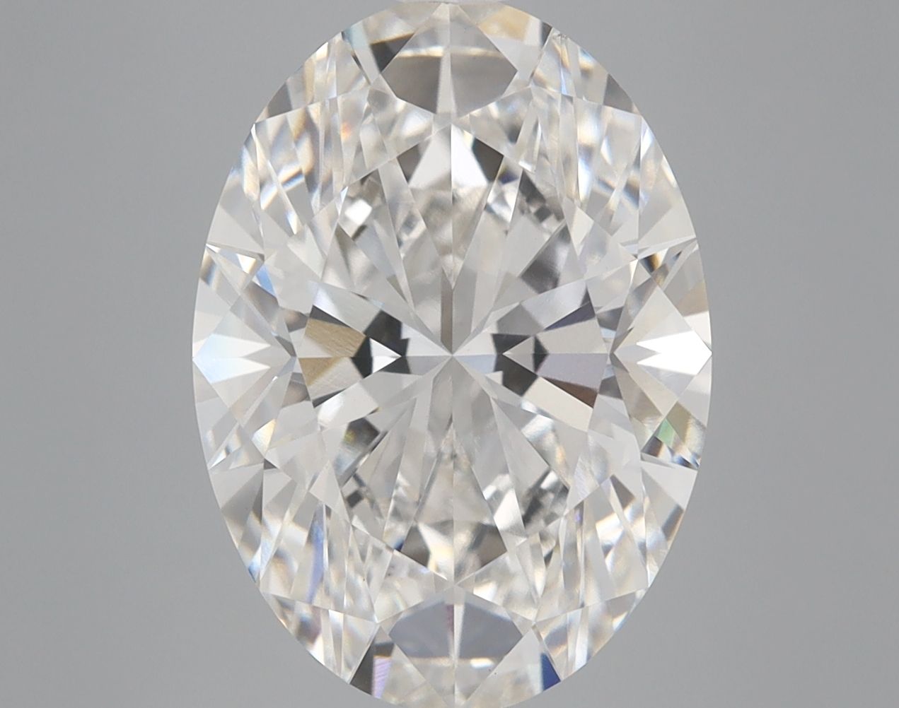 5.85 ct. oval Lab Grown Diamond front image