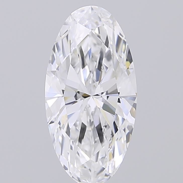 2.06 ct. oval Lab Grown Diamond front image