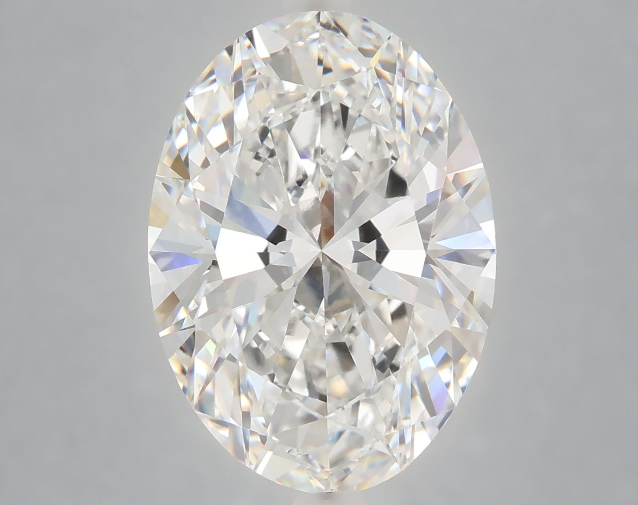 6.23 ct. oval Lab Grown Diamond front image