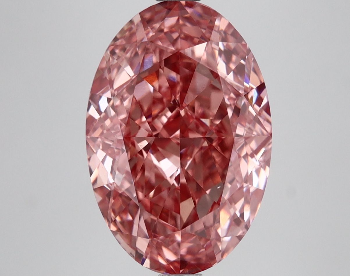 5.02 ct. oval Lab Grown Diamond front image