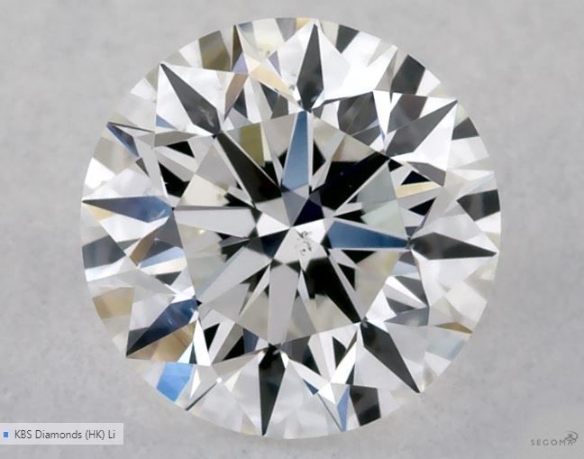 0.57 ct Round diamond