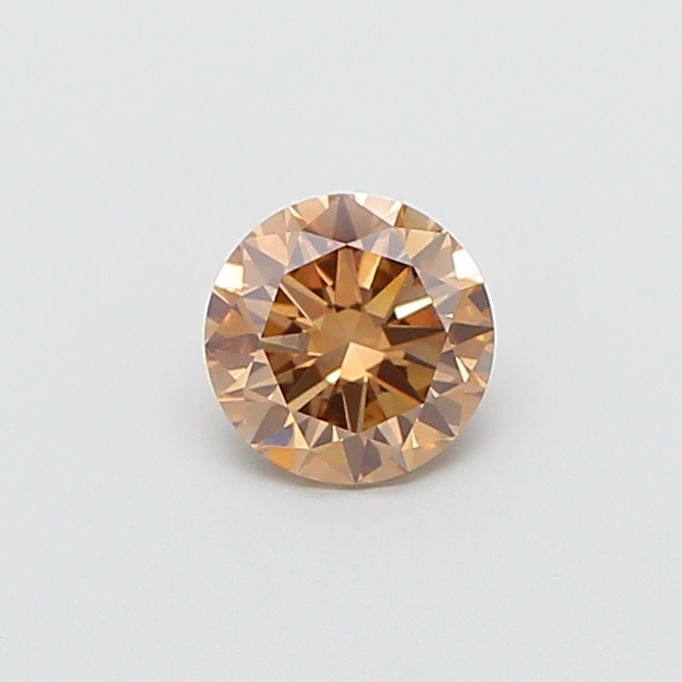 1.01 CT Fancy Light Brown ROUND