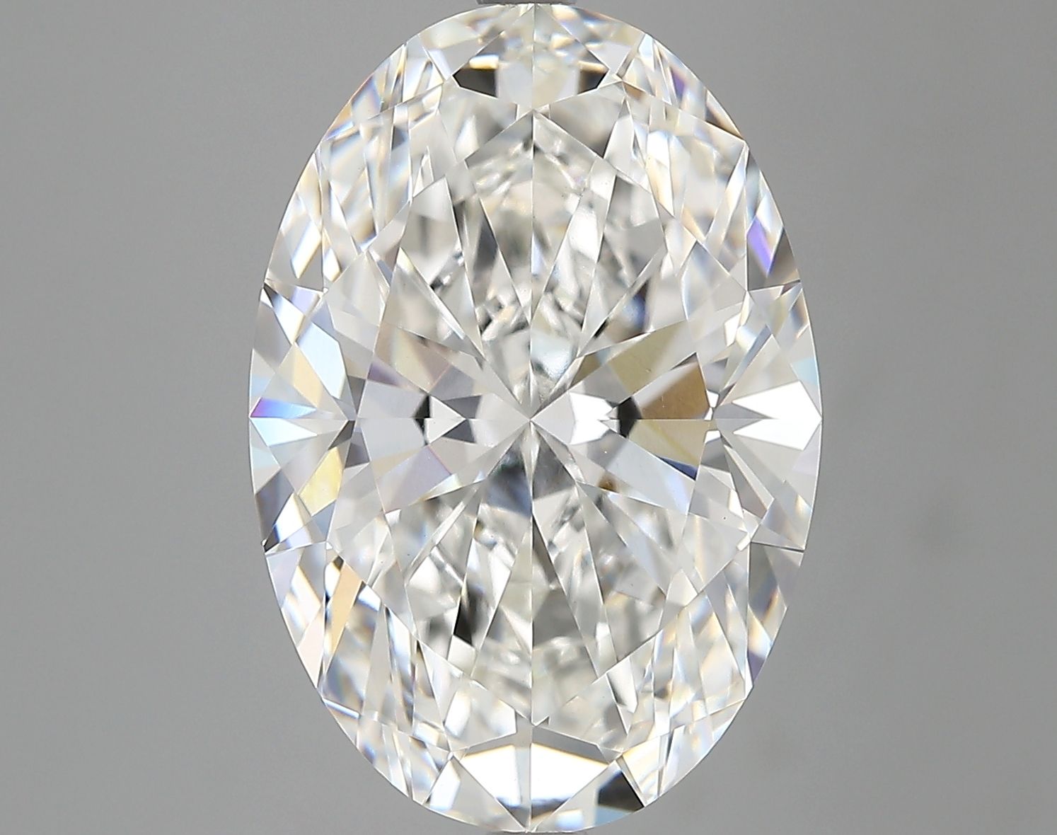 7.04 ct. oval Lab Grown Diamond front image