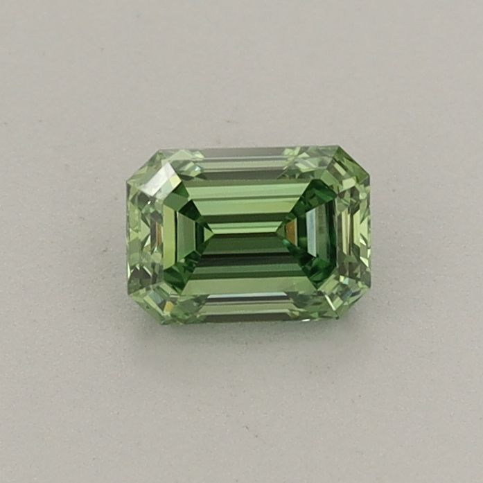 0.41 CT Fancy Vivid Green EMERALD