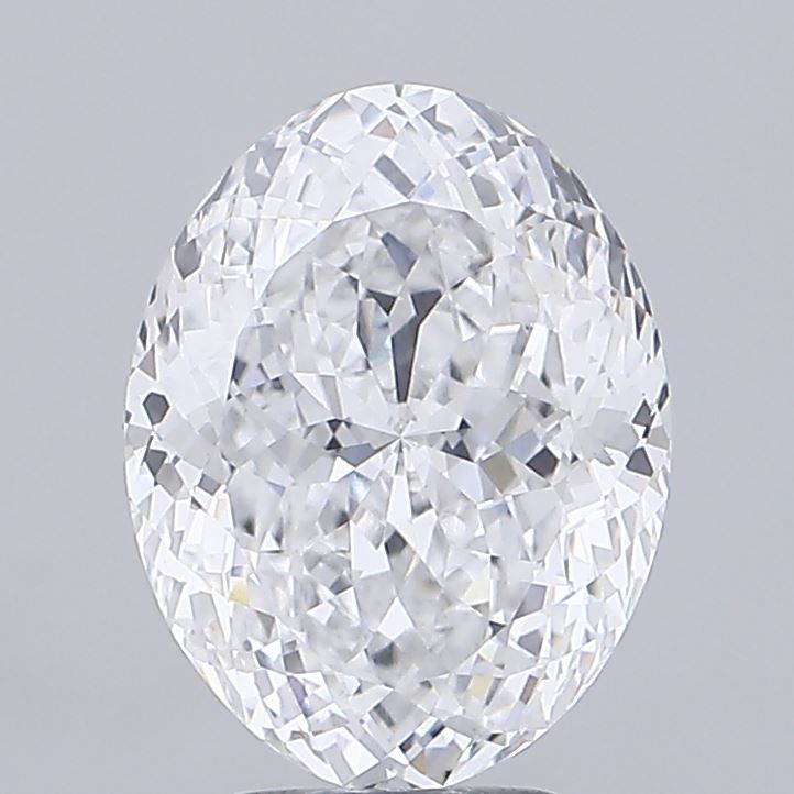 5.11 ct. oval Lab Grown Diamond front image