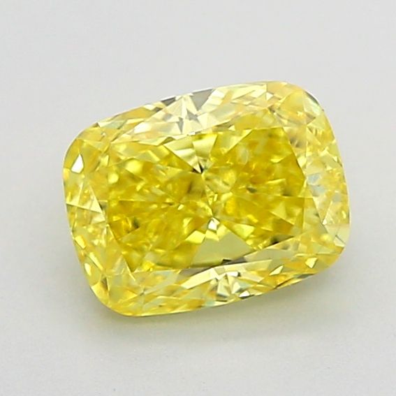 1.05 CT Fancy Vivid Yellow CUSHION MODIFIED