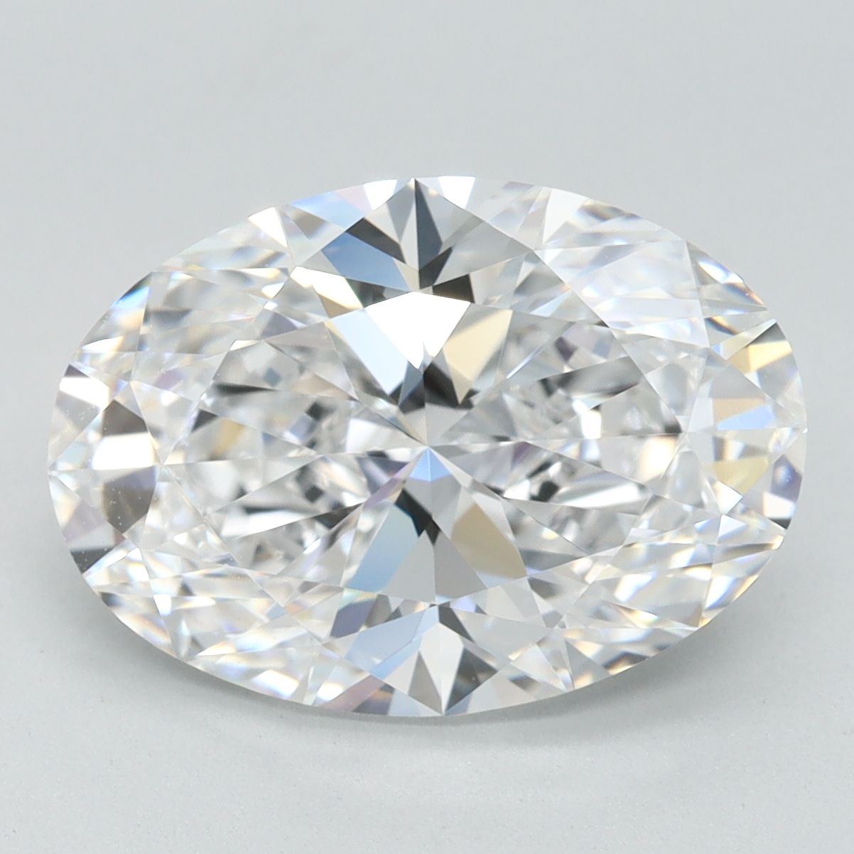 4.08 ct. oval Lab Grown Diamond front image