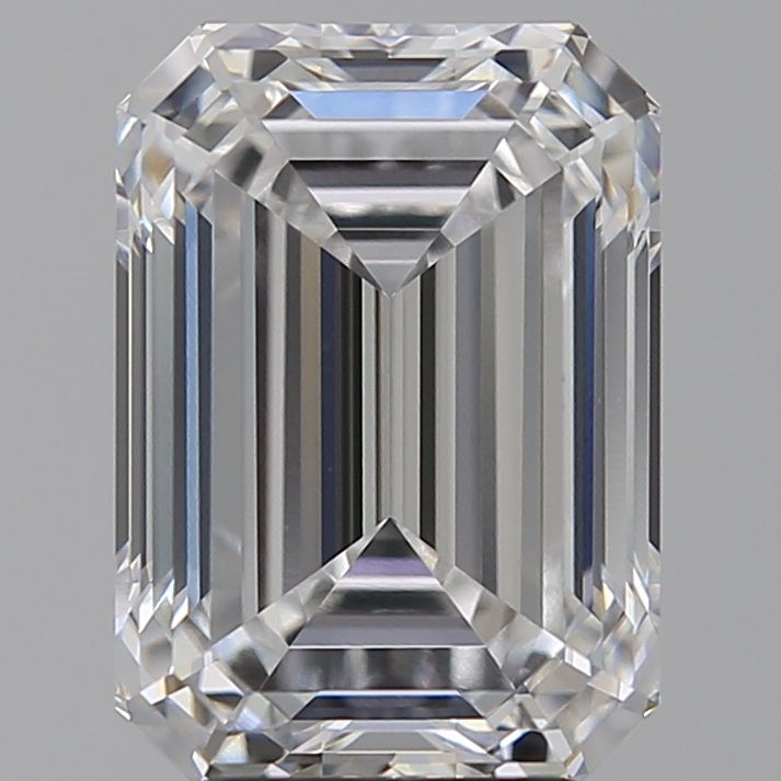 Diamant Émeraude 4.54 ct - Couleur D - Pureté VVS2