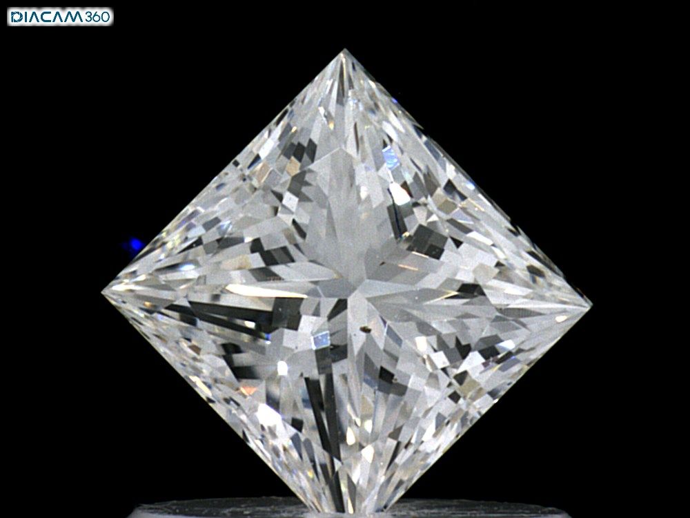0.72 ct Princess diamond